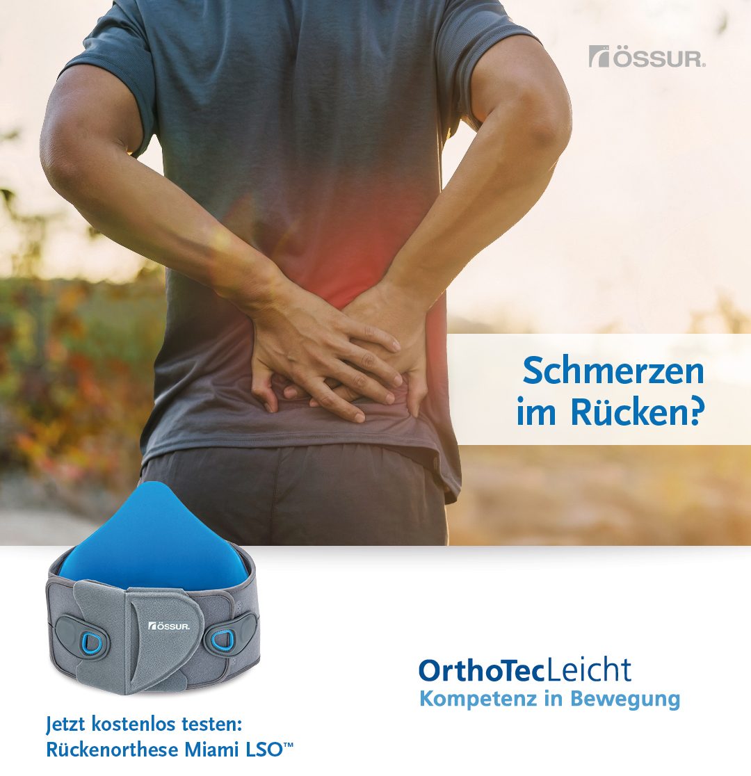 Orthesen-Testwoche vom 21.10. bis 25.10.2024 im Sanitätshaus OrthotecLeicht in Welzheim. Einfach unter 07182 935001 Termin vereinbaren und die Unloader One® X Knieorthese kostenlos testen. 