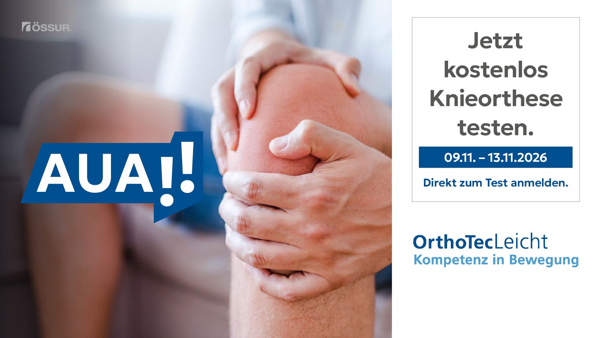 Knie-Orthesen Testwochen Össur